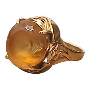 K18 18金 750 シトリン リング 北海道 伊達市