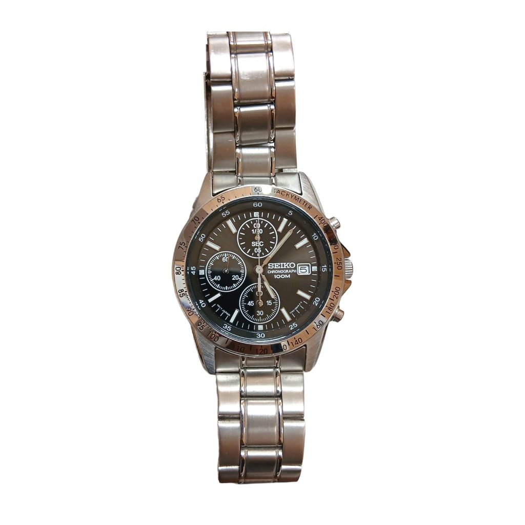 【Seiko】セイコー・クロノグラフ・クオーツ式・腕時計