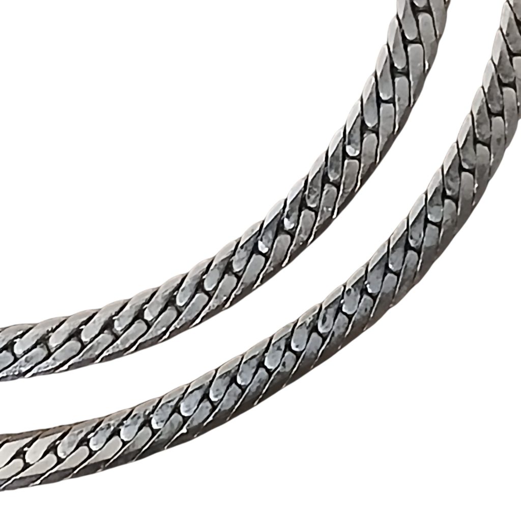 Pt900 プラチナ900 ヘリンボーン ネックレス｜北海道 伊達市