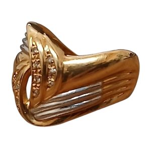 K18 18金 750 メレダイヤモンド リング