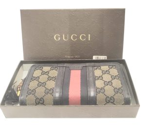 グッチ　シェリーライン　長財布