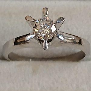 Pt900 プラチナ リング ダイヤモンド 0.539ct