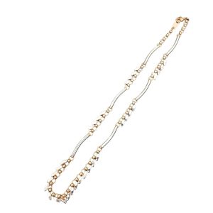 K18　Pt900　（18金　プラチナ900)　コンビネーション　リング　