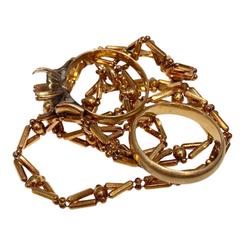 K18 / チェーン / リング