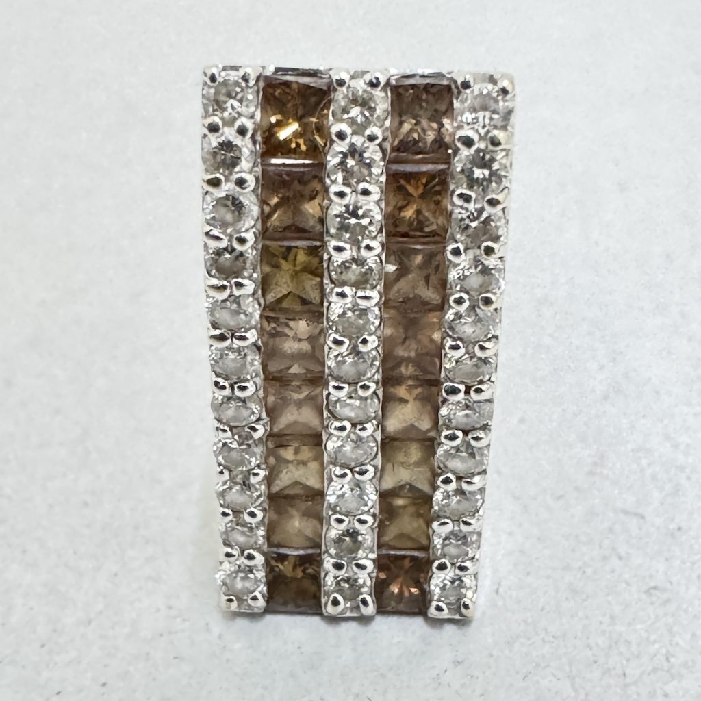 K18 / WG / トップ / メレダイヤ / 白金