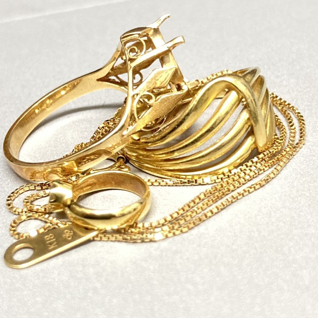 K18 ネックレス リング アクセサリー まとめ 18金