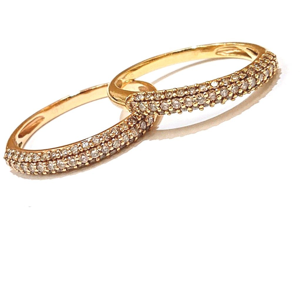 K18 メレダイヤ パヴェリング