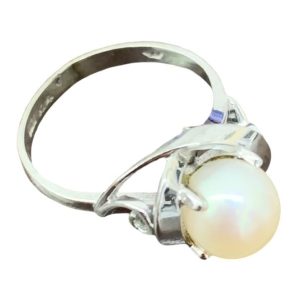 K14WGリング 真珠