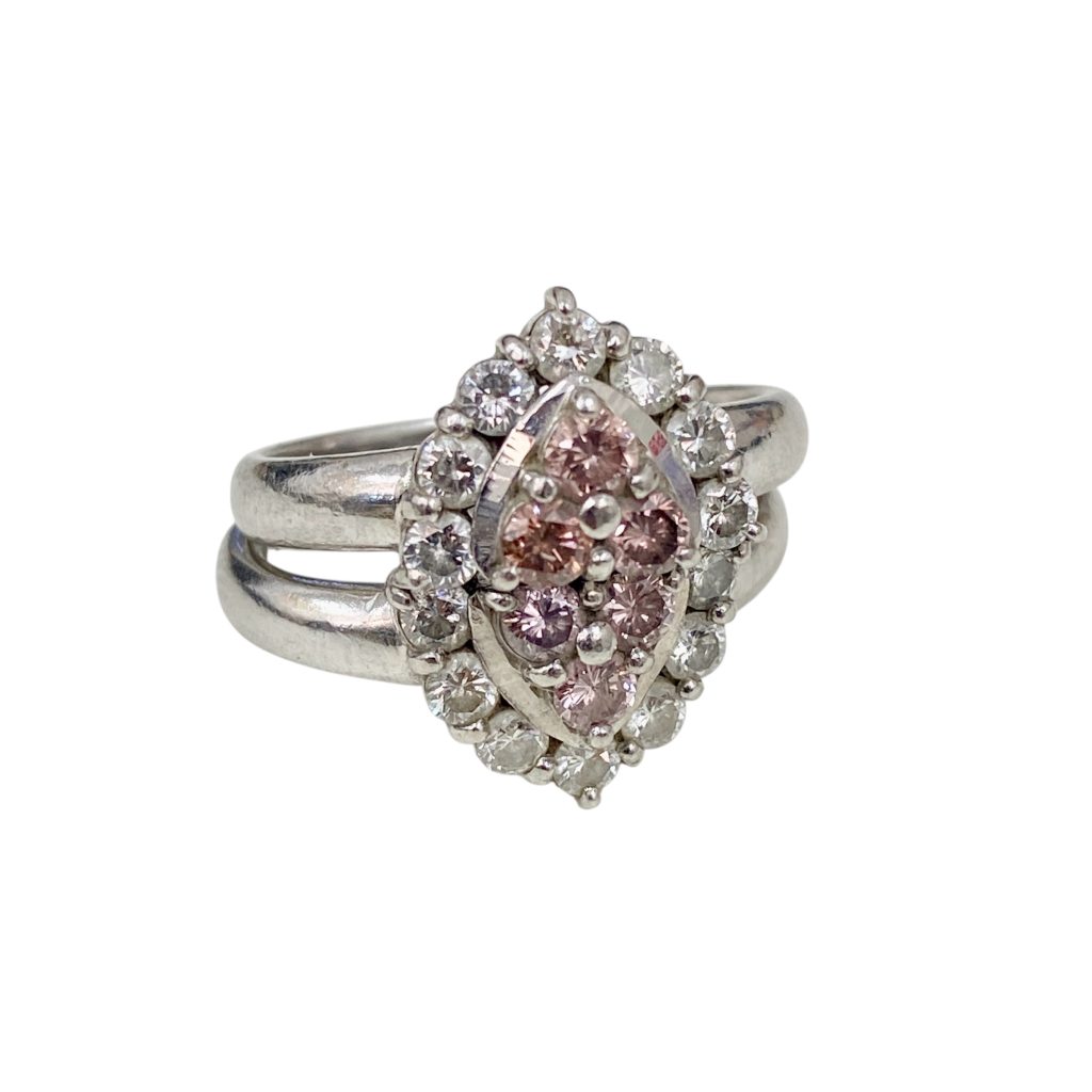 Pt900リング ダイヤ付