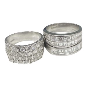 Pt900リング ダイヤ付