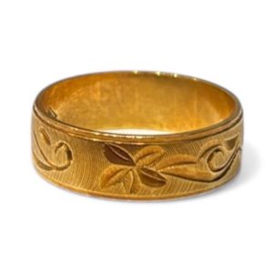 K18 リング 石なし 18金 アクセサリー