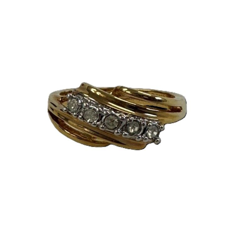 K18　ダイヤ付き　リング