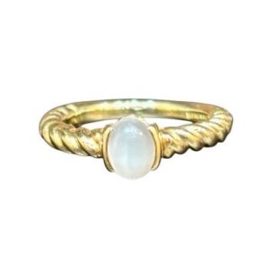 K18 リング 石あり 18金 アクセサリー