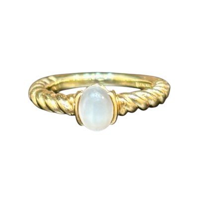 K18 リング 石あり 18金 アクセサリー