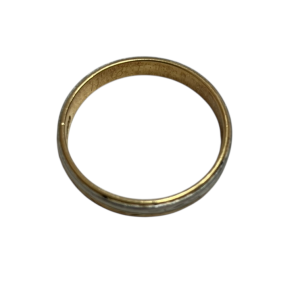 K18/Pt900 18金 750 プラチナ ハーフ リング