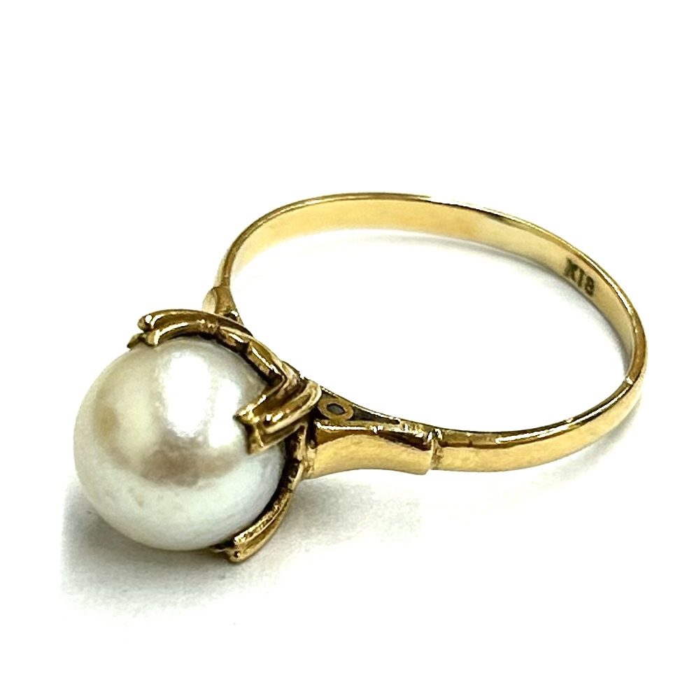 K18 パール リング