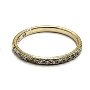 貴金属 K18 18金 750 リング メレダイヤ付き