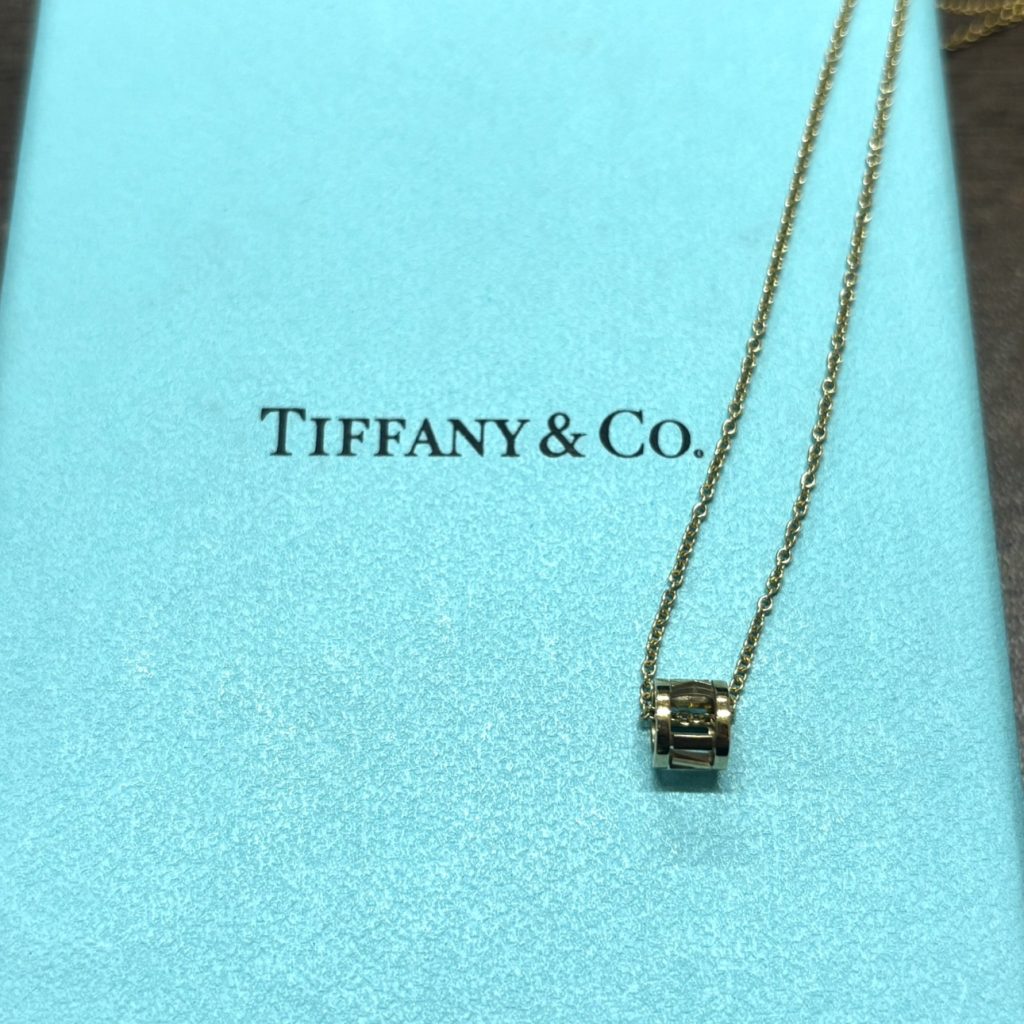 TIFFANY&Co. ミニアトラス オープン ネックレス ティファニー K18