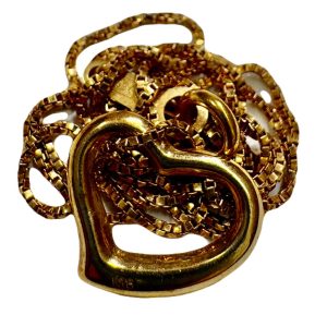 K18　18金　金　地金　ネックレス　アクセサリー