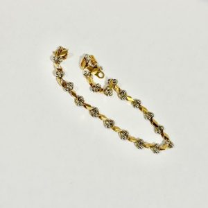 K18/Pt900 ブレスレット