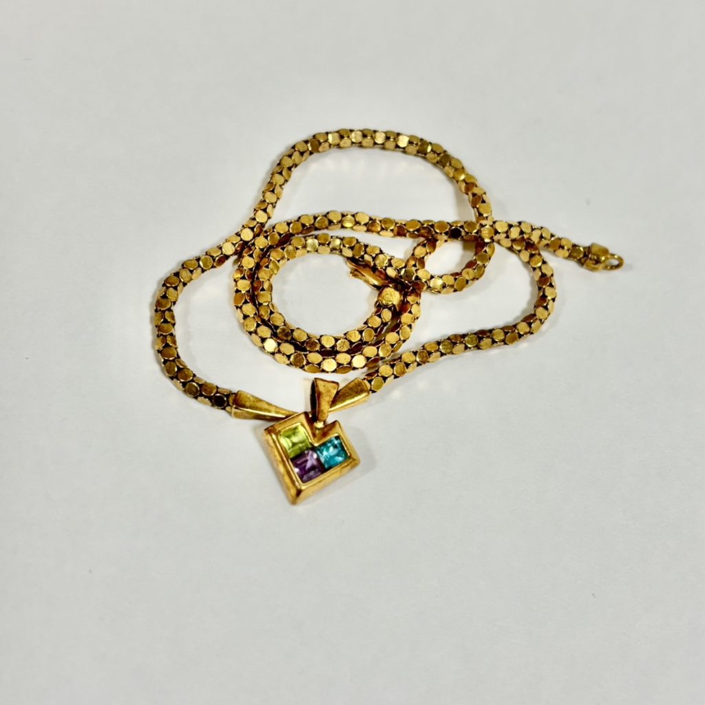 K18　デザインネックレス