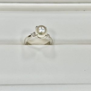 Pt900　パールリング