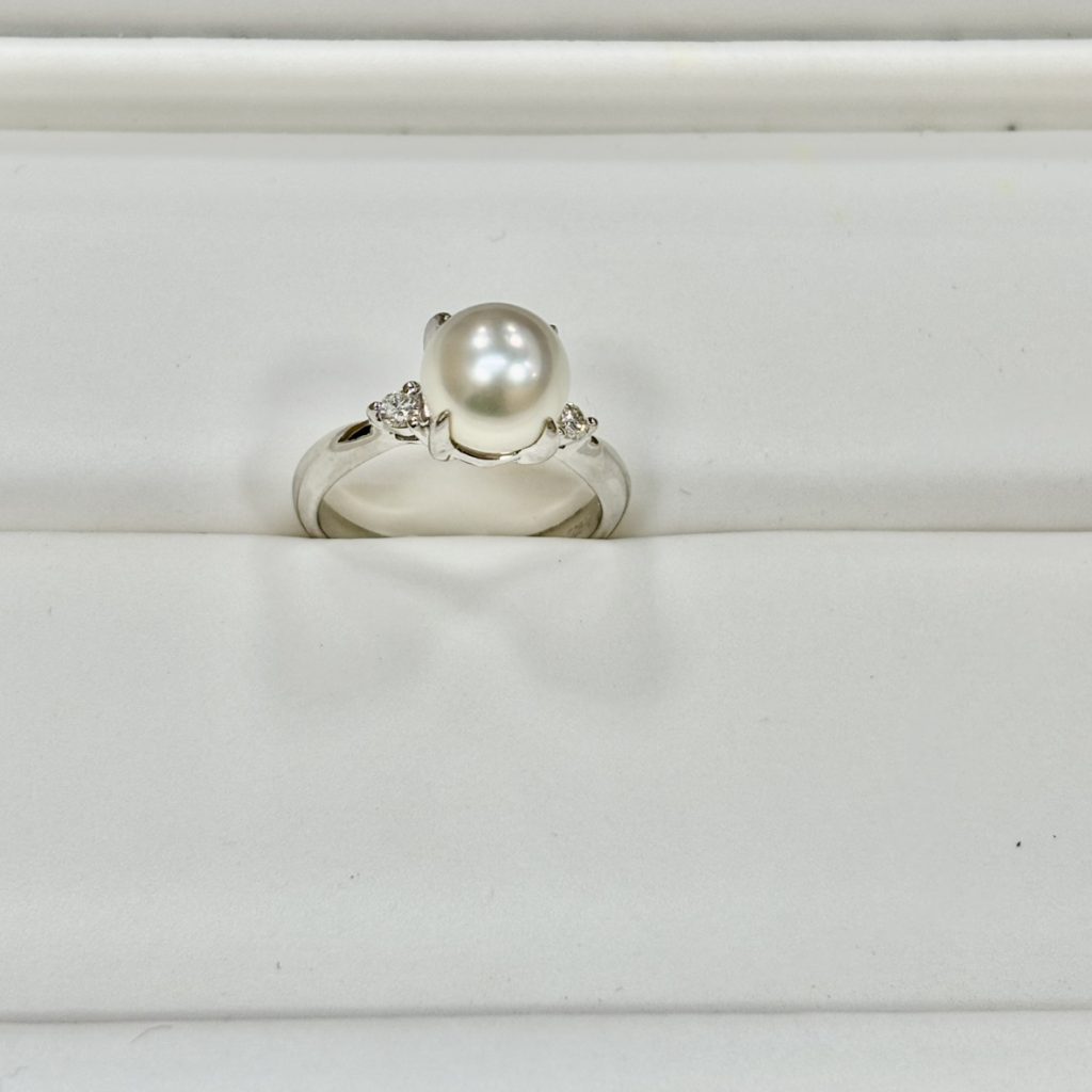 Pt900　パールリング