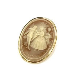 K18 18金 750 カメオ