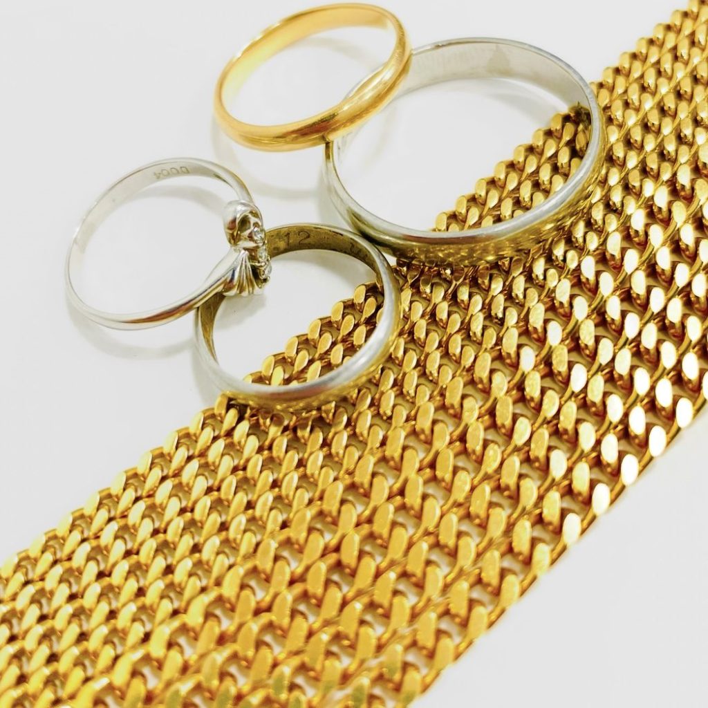 K18/Pt900 リング・ネックレスまとめ