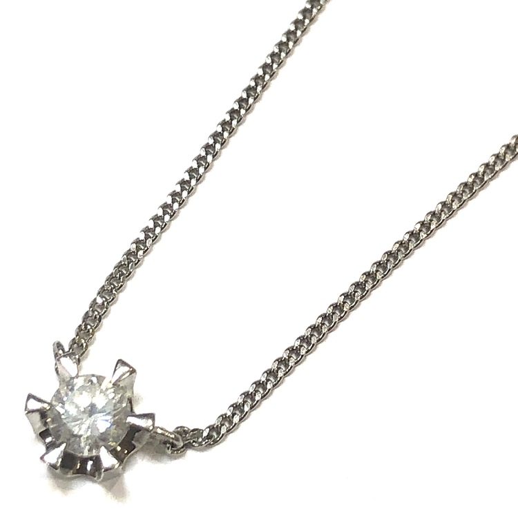 Pt850 ダイヤモンドネックレス