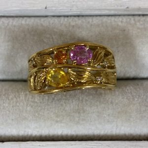 K18（18金）トルマリンリング