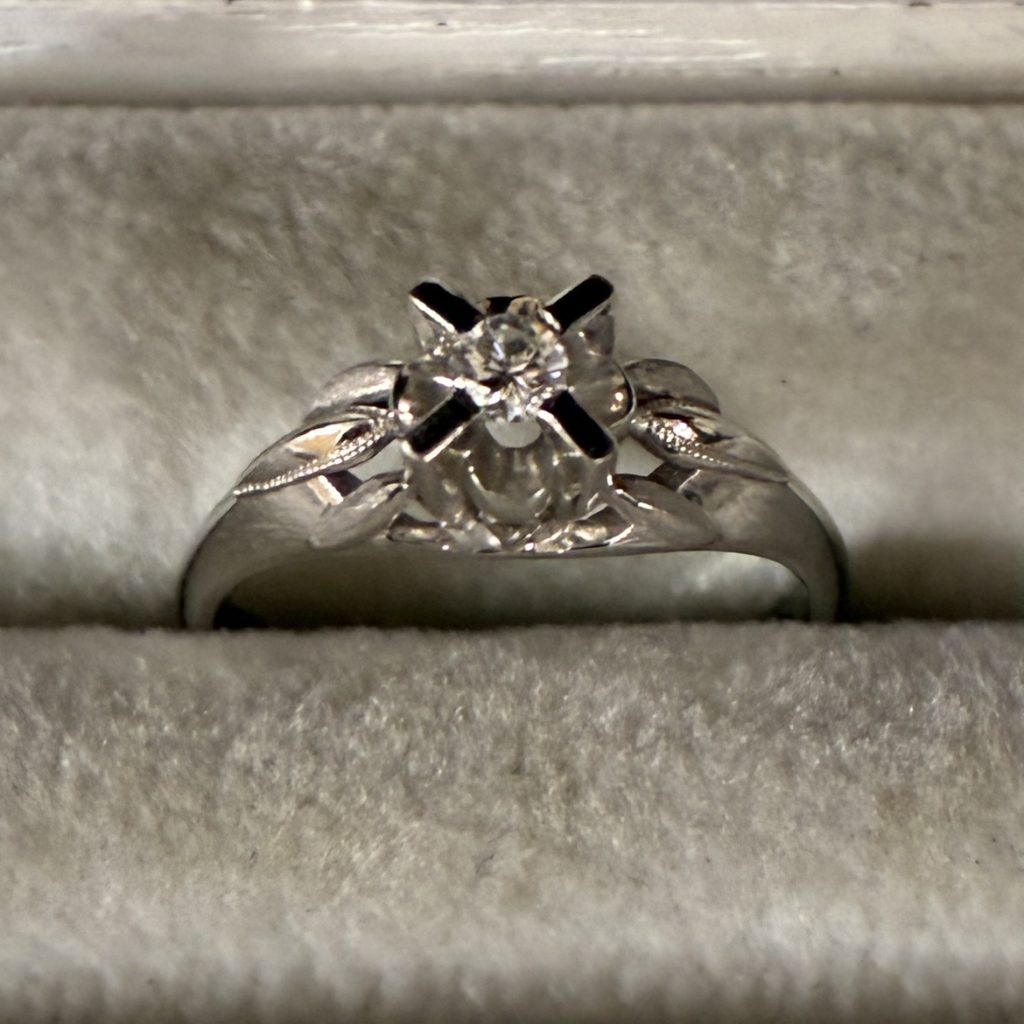 K14WG（14金ホワイトゴールド）リング