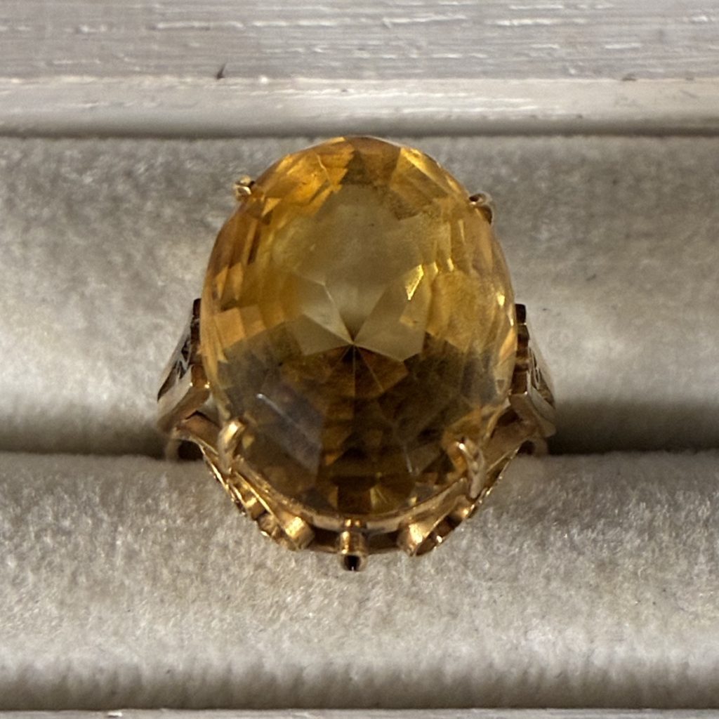 K18（18金）シトリンリング