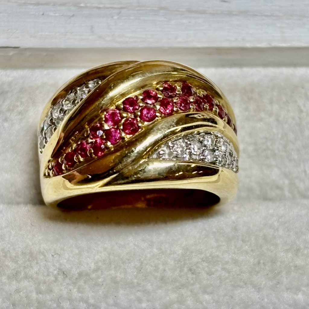 K18　ルビーリング