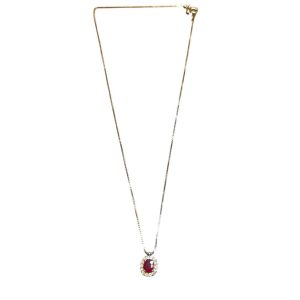 K18WG ホワイトゴールド ネックレス