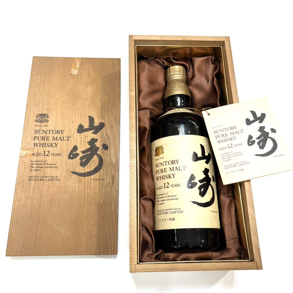 サントリー SUNTORY 山崎12年 ピュアモルト 特級 木箱付き お酒 ウィスキー