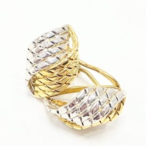 K18・Pt900 イヤリング