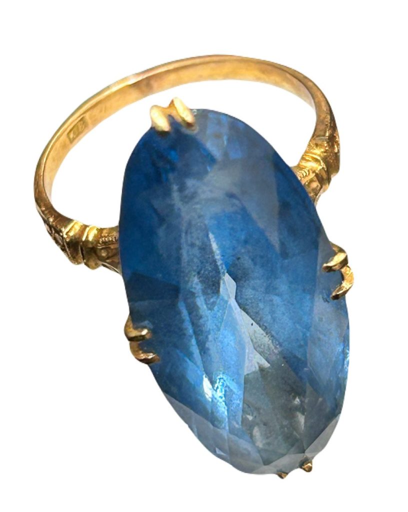 K18 金 サファイアリング