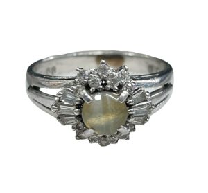 Pt900キャッツアイリング