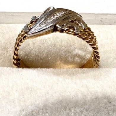 K18/Pt900 コンビリング