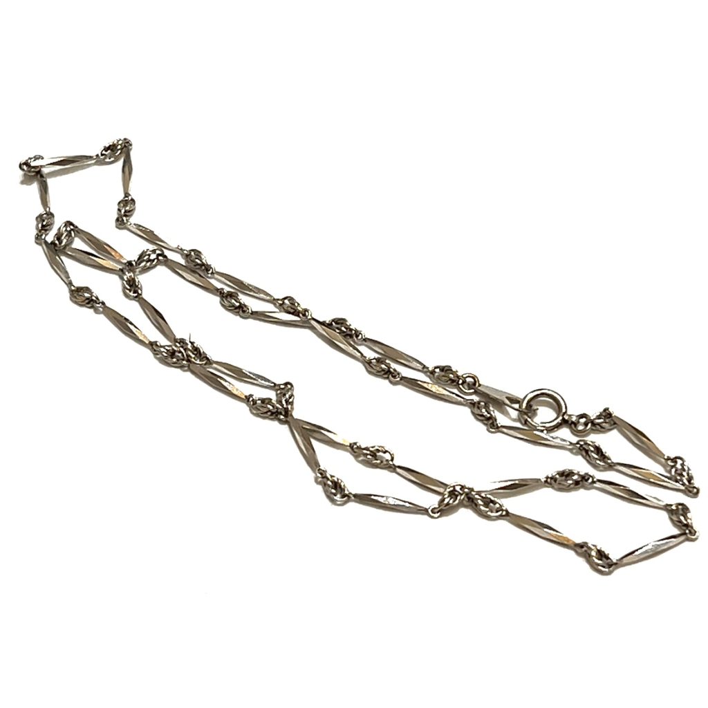 K14 14金 WG ホワイトゴールド ネックレス