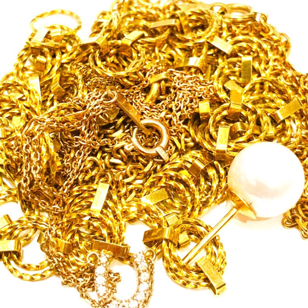 K18 パール リング ネックレス ピアス アクセサリーおまとめ