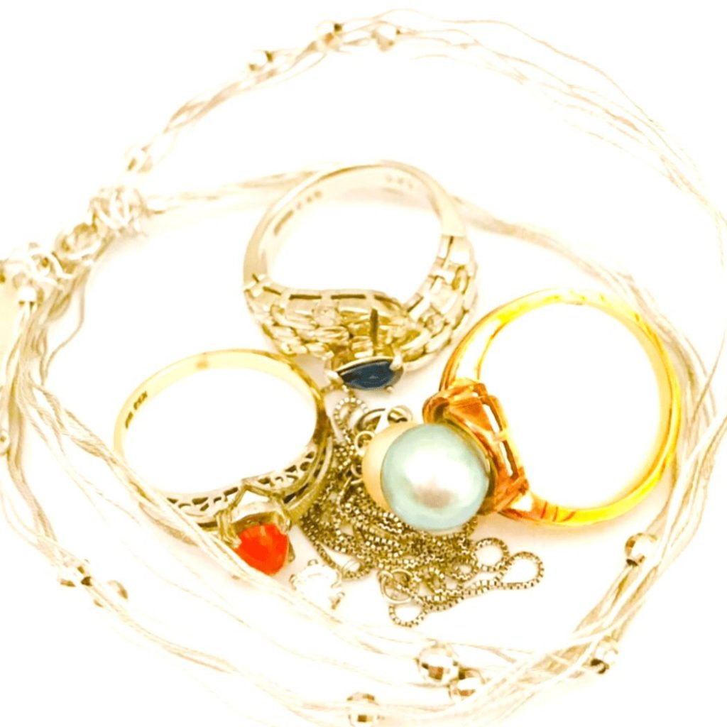 Pt850 K18 金プラチナ リング ネックレス アクセサリーおまとめ