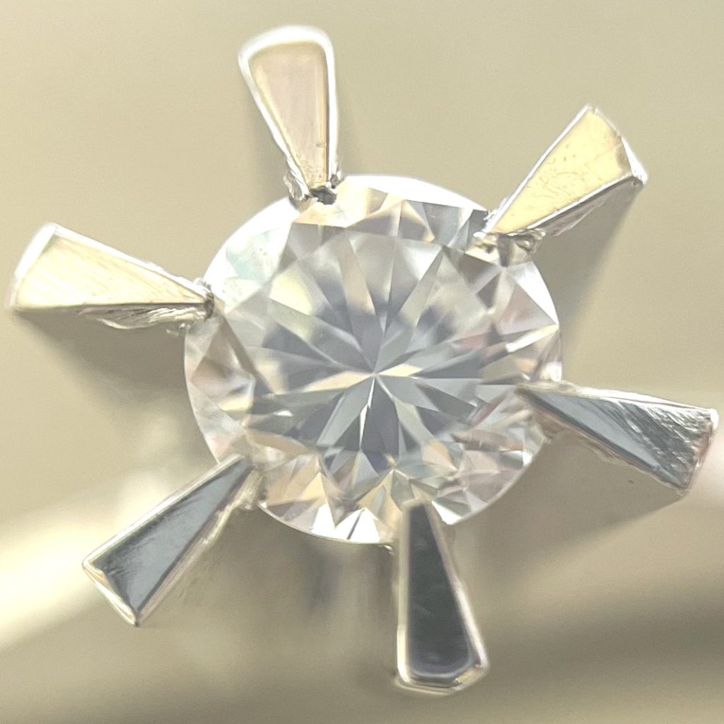 Pt900 ダイヤモンドリング 指輪