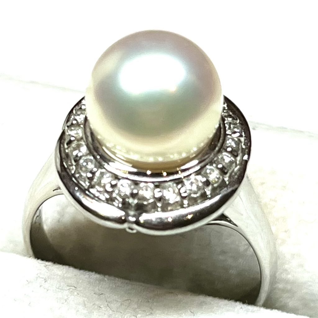 Pt900 (プラチナ900) リング 宝石つき 貴金属