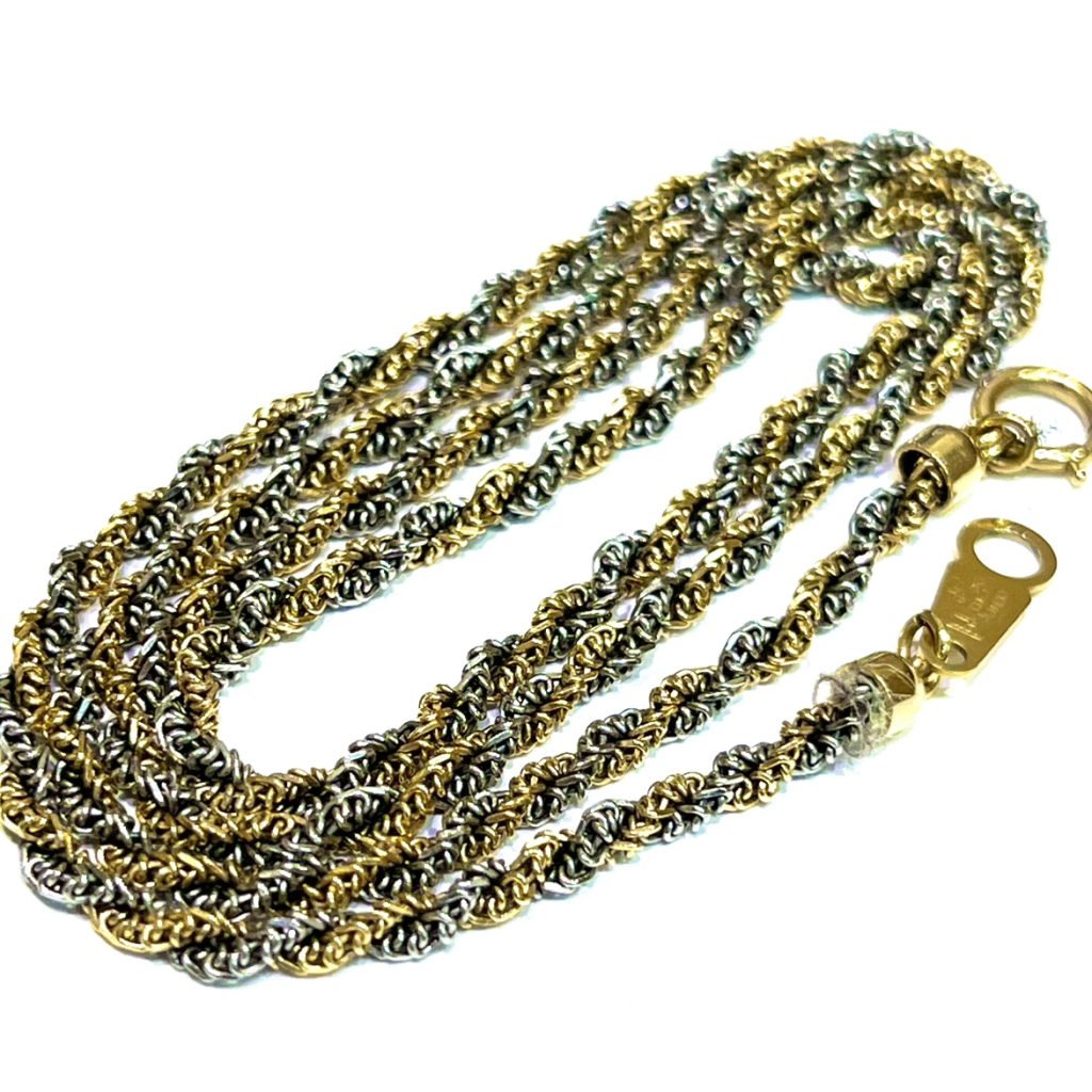 K18 Pt850 18金・プラチナ ハーフ ネックレス アクセサリー