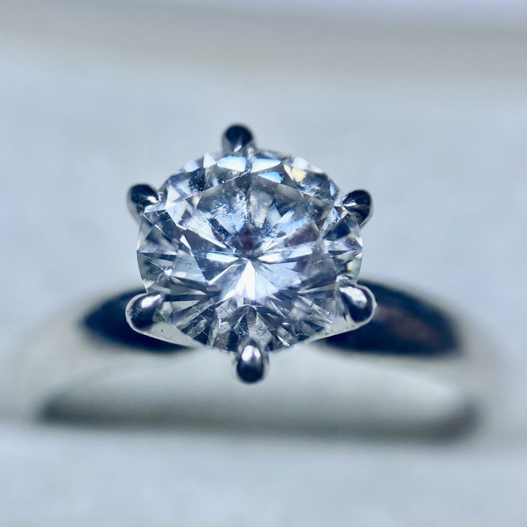 プラチナPt900 ダイヤモンド 0.35ct