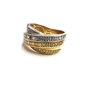 【貴金属】K18 pt900 リング アクセサリー ジュエリー