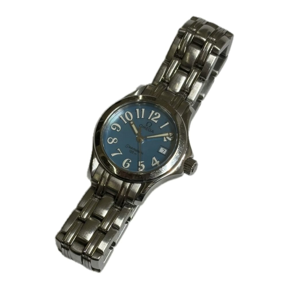 オメガ シーマスター ブルーシェル文字盤
