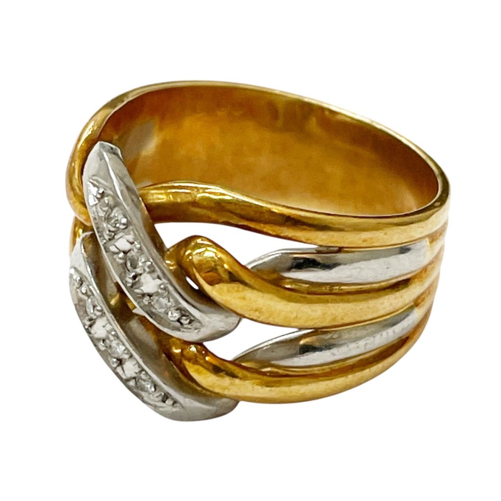 K18 Pt900 コンビリング アクセサリー 買取